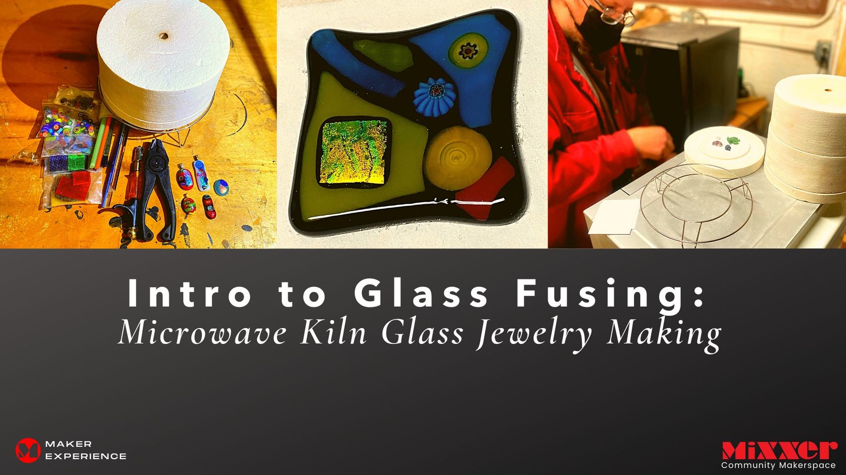 Intro To Glass Fusing Microwave Kiln Glass Jewelry Making EarlyGroove